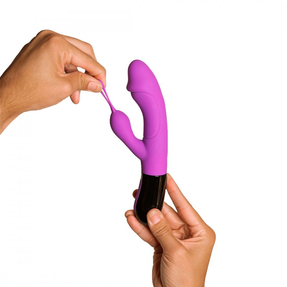 Вибратор-кролик - Вибратор-кролик Adrien Lastic Ares 2.0 с аккумулятором, с петелькой для пальца, перезаряжаемый 2