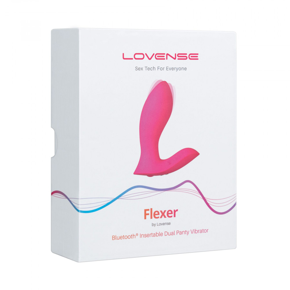 Вибратор - Смарт-вибратор в трусики Lovense Flexer, манящее движение + вибрация, стимуляция клитора и точки G 2
