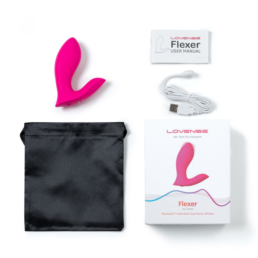 Вибратор - Смарт-вибратор в трусики Lovense Flexer, манящее движение + вибрация, стимуляция клитора и точки G 3