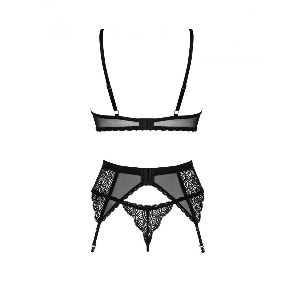 Эротические комплекты - Комплект Obsessive Chemeris 3-pcs set XL/2XL 3