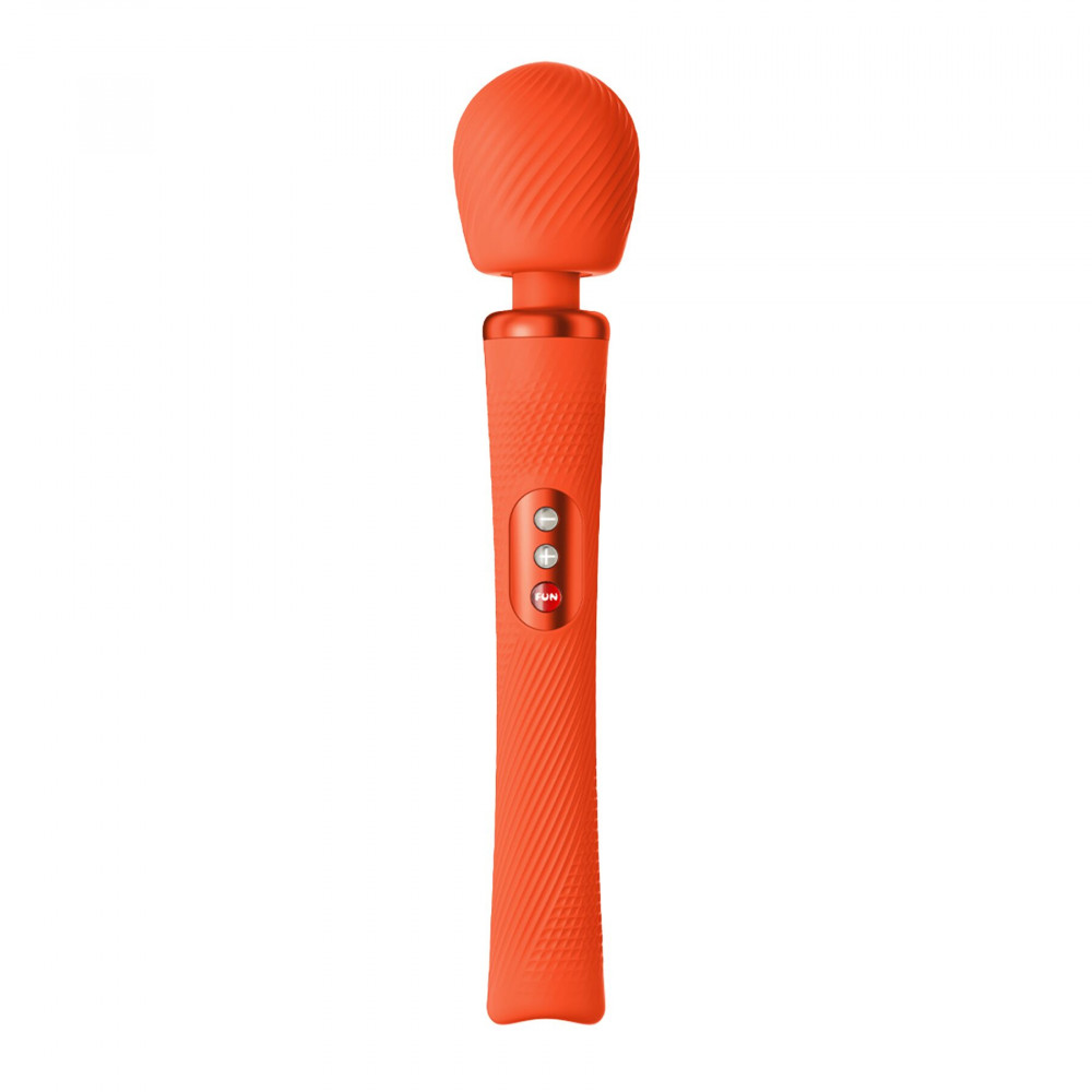 Вибромассажеры - Вибромассажер Fun Factory VIM Vibrating Wand sunrise orange, супермощный и легкий, до 6 часов работы