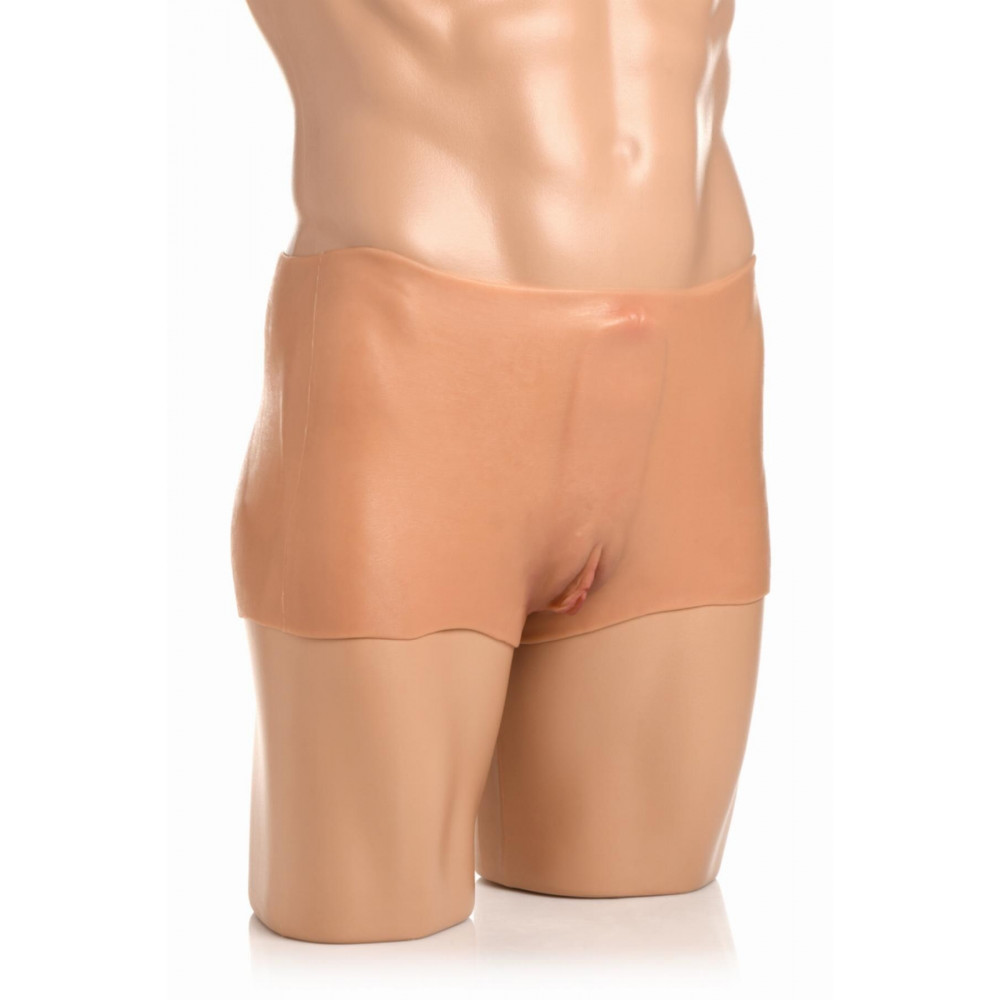  - Накладная вагина Master Series Silicone Vagina + Butt Panties - Small 4