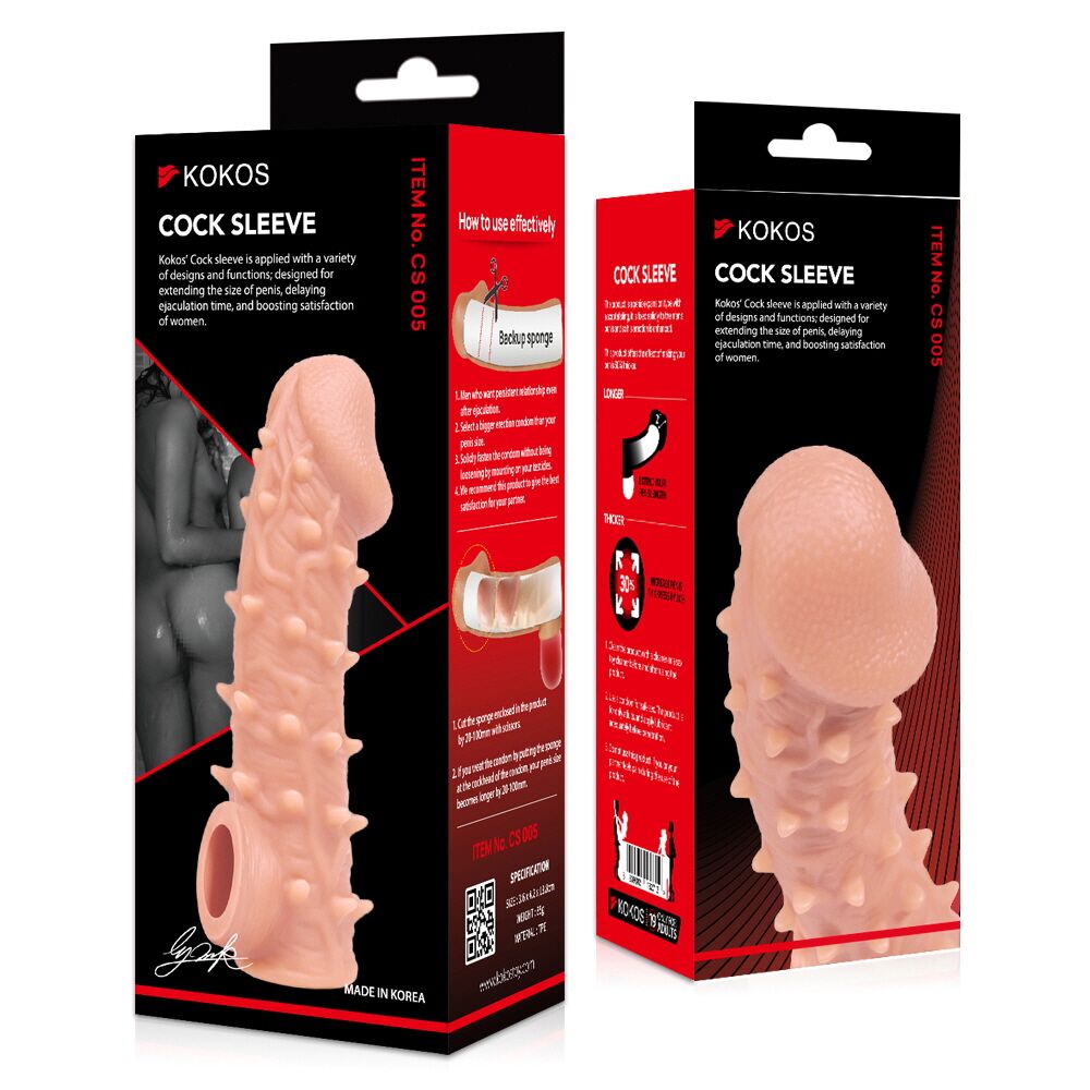 Насадки на член - Насадка на член Kokos Cock Sleeve CS 005 L 3