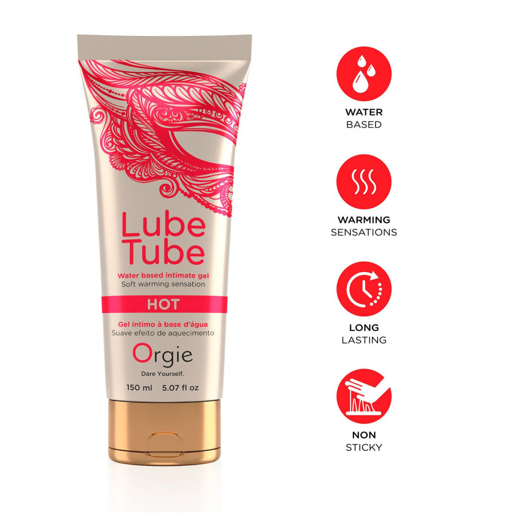 Смазка на водной основе - Лубрикант на водной основе Orgie - Lube Tube Hot (150 мл) 2