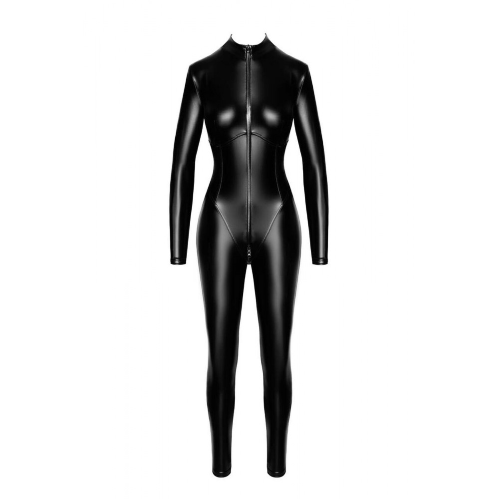 Женское эротическое белье - Комбинезон Noir Handmade F331 Powerwetlook overall - 3XL 6