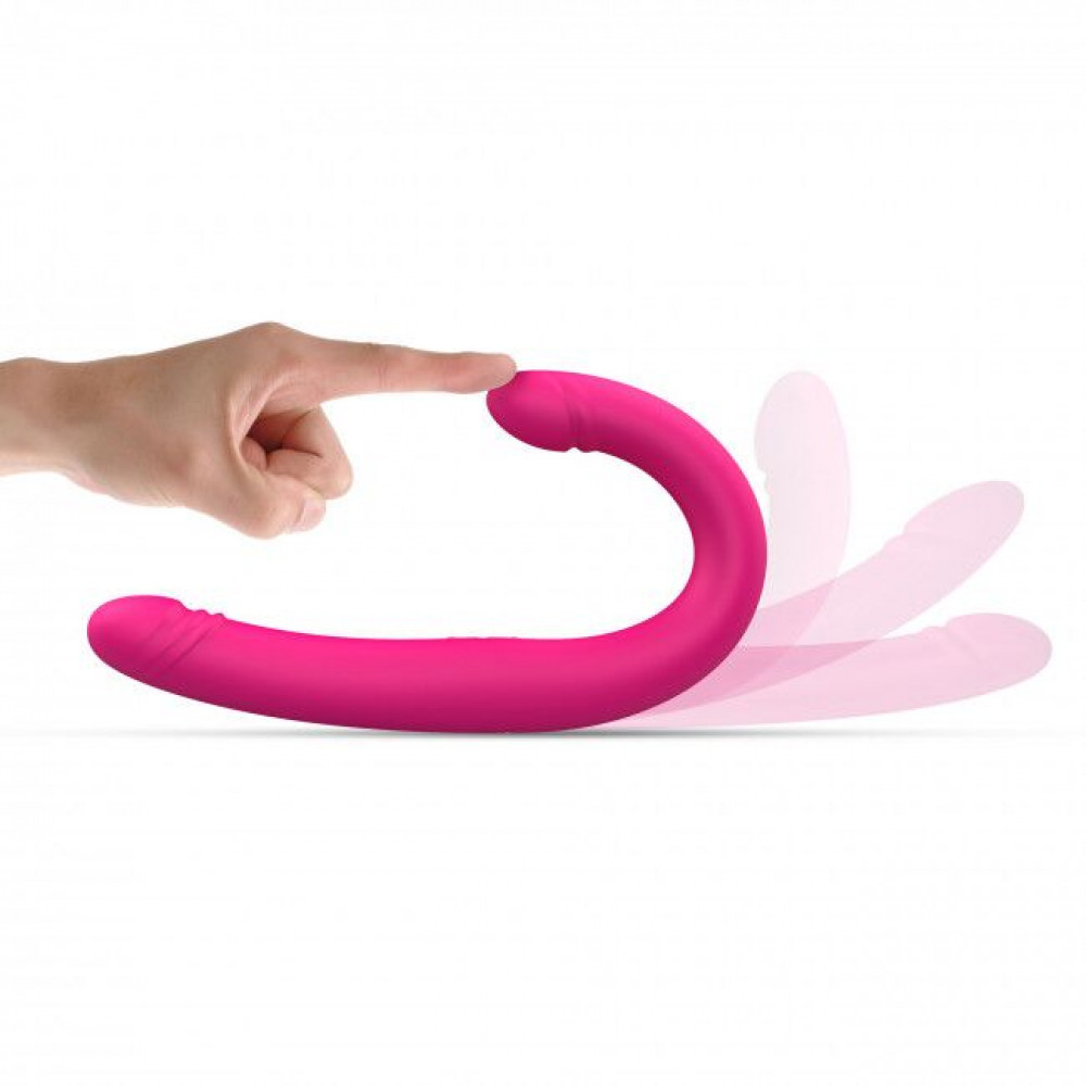 Двухсторонние фаллоимитаторы - Вибратор-пульсатор двусторонний Dorcel ORGASMIC DOUBLE DO 1