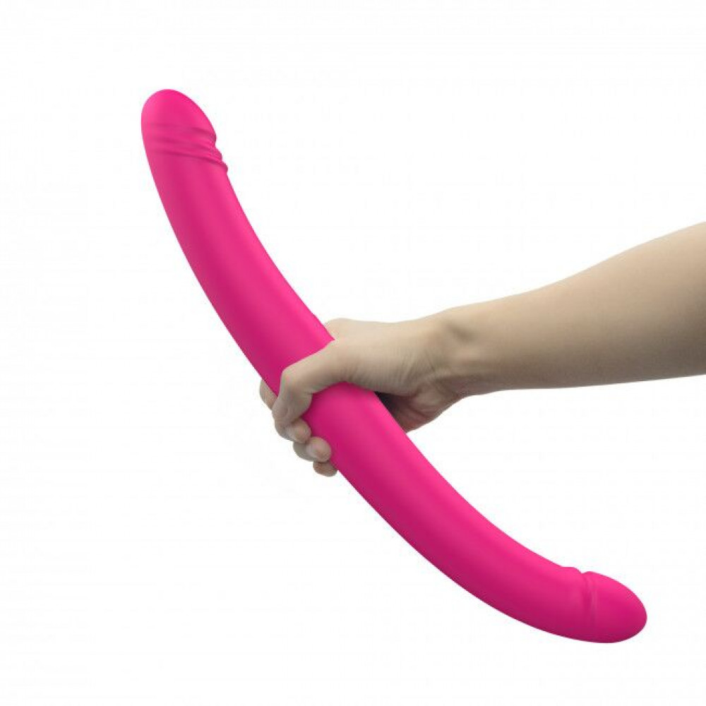 Двухсторонние фаллоимитаторы - Вибратор-пульсатор двусторонний Dorcel ORGASMIC DOUBLE DO 4
