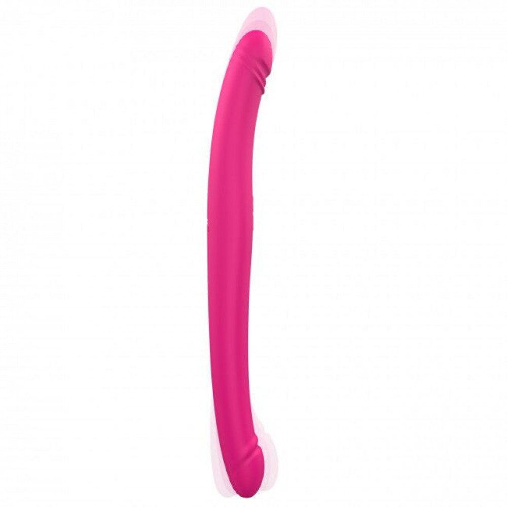 Двухсторонние фаллоимитаторы - Вибратор-пульсатор двусторонний Dorcel ORGASMIC DOUBLE DO