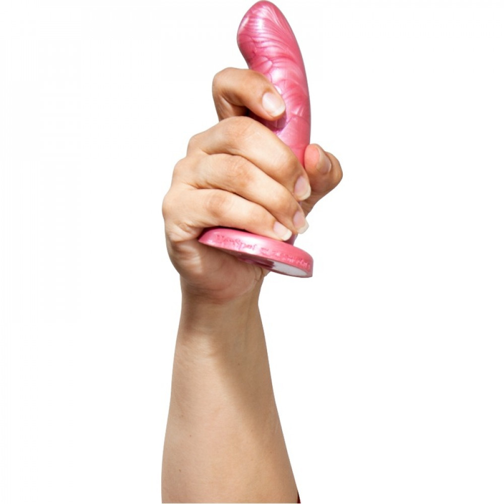 Фаллоимитатор - Фаллоимитатор с изогнутым стержнем FleshLight HerSpot розовое золото, Medium 2