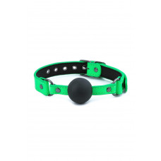 Кляп ELECTRA BALL GAG GREEN BONDAGE COUTURE BALL GAG BLACK