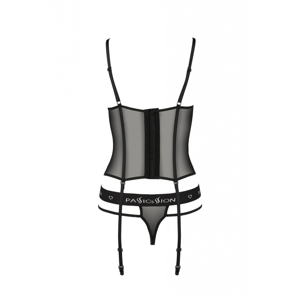 Эротическое белье - Корсет KYOUKA CORSET black S/M - Passion 3
