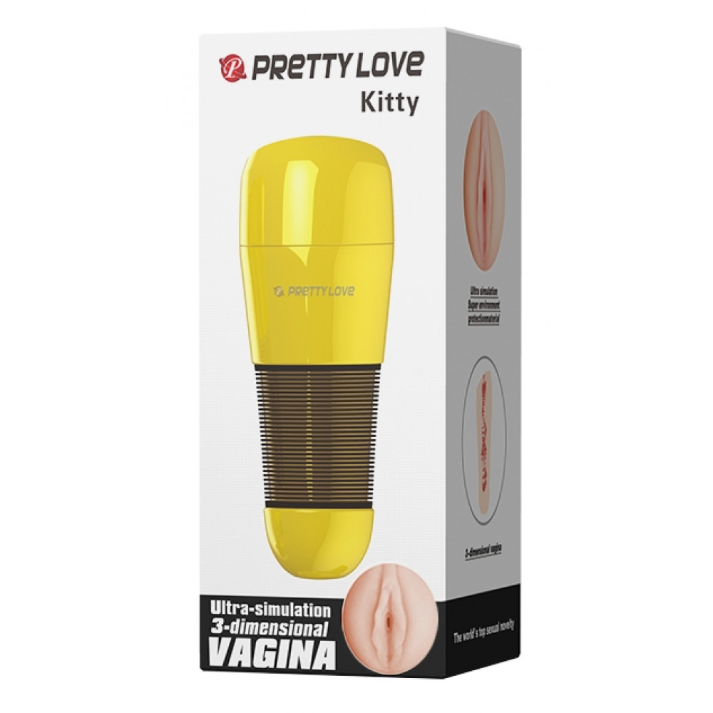 Мастурбаторы вагины - Мастурбатор ротик PRETTY LOVE - Kitty, BM-00900T49NNJ-2 1
