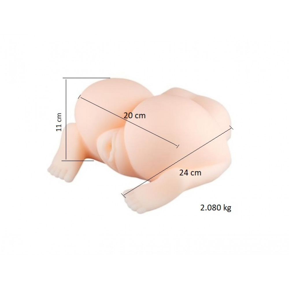 Мастурбаторы вагины - Мастурбатор вагина и анус Pussy & Ass 04, BS2600180 1
