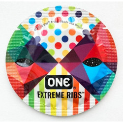 Презервативы One Extreme Ribs, 5 штук