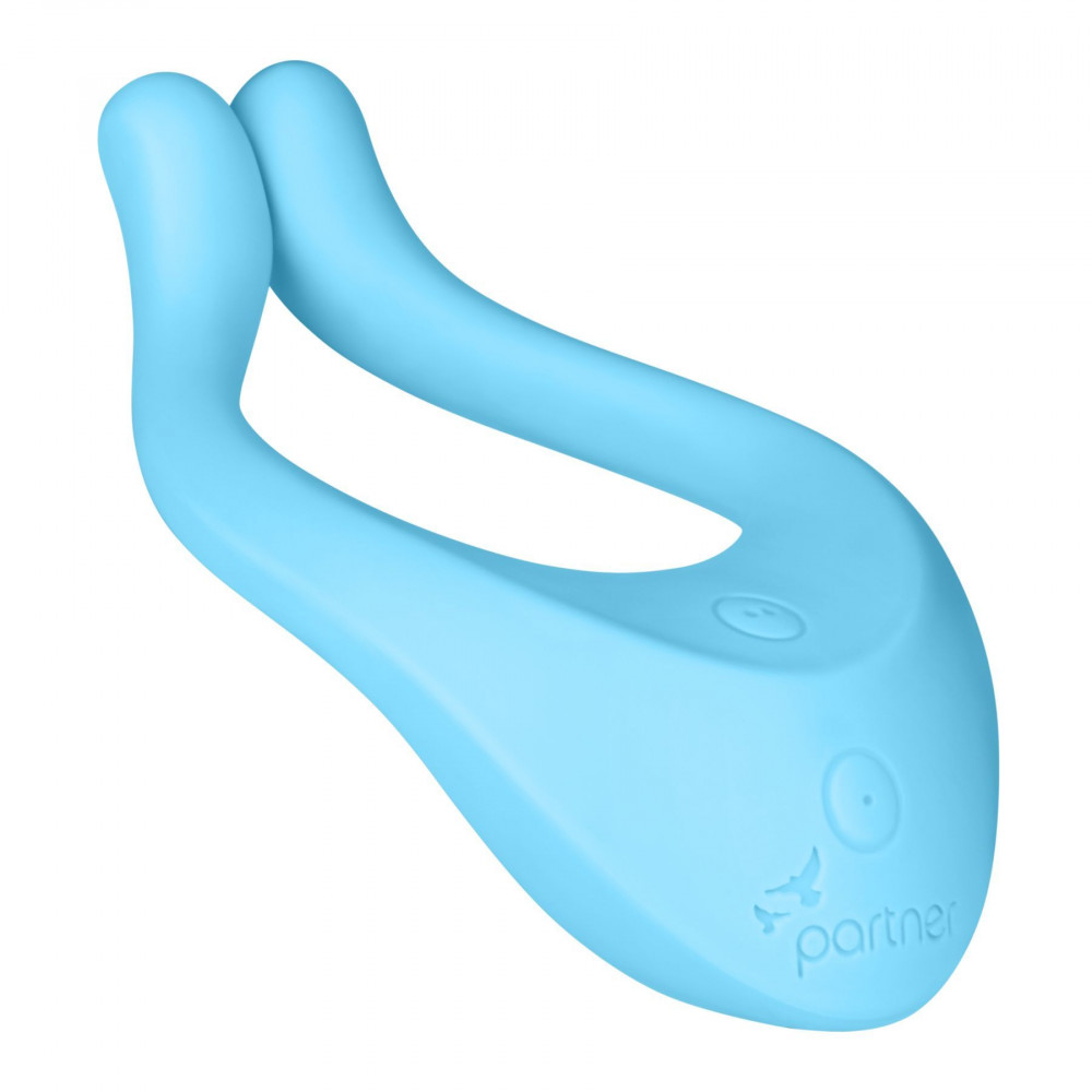 Вибраторы для пар - Вибратор для пар Satisfyer Endless Love Blue, 3 независимых мотора, многофункциональный 2
