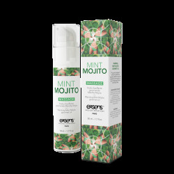 Массажное масло EXSENS Mojito 50мл разогревающее, без сахара, без парабенов, съедобное