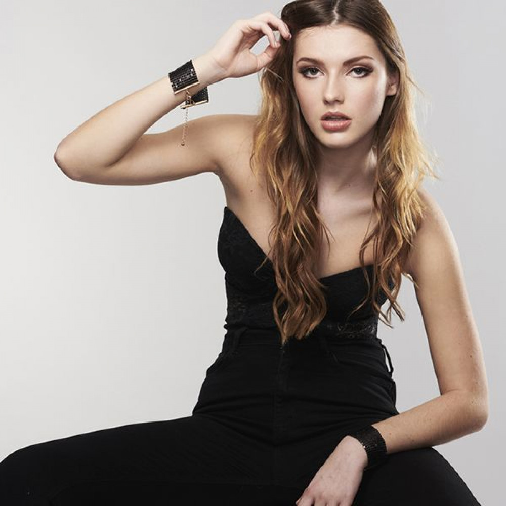 Наручники, веревки, бондажы, поножи - Наручники Bijoux Indiscrets Desir Metallique Handcuffs - Black, металлические, стильные браслеты 1