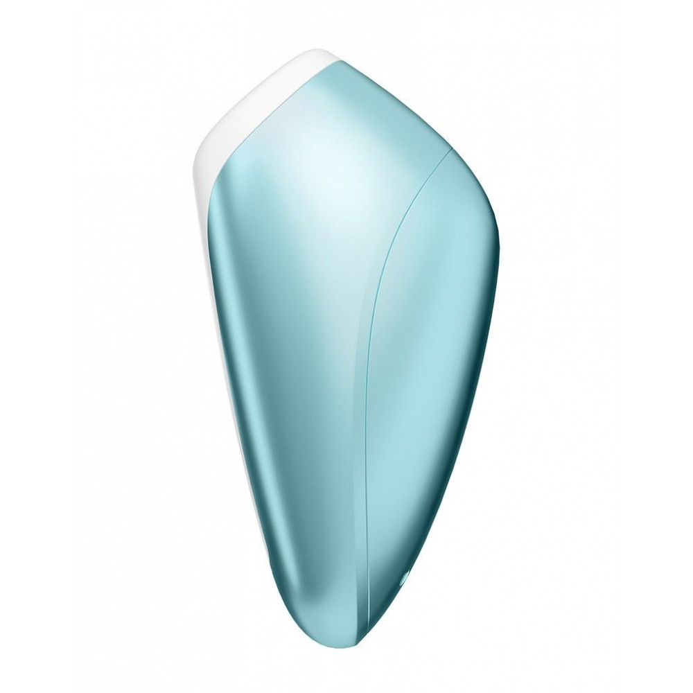 Вибраторы вакуумные - Миниатюрный вакуумный стимулятор Satisfyer Love Breeze Ice Blue