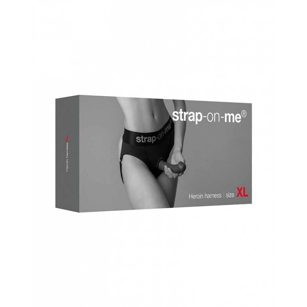 Трусики для страпонов - Трусы-стринги для страпона Strap-On-Me HEROINE HARNESS - XL 1
