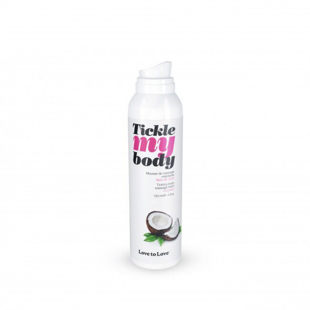 Массажные масла и свечи - Массажная пена Love To Love TICKLE MY BODY COCONUT (150 мл) увлажняющая 3
