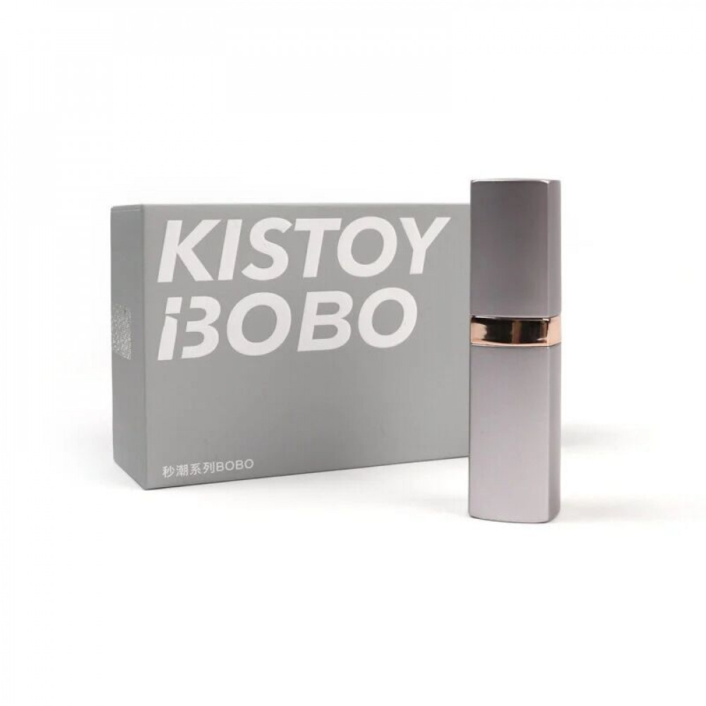 Вибраторы вакуумные - Вакуумный стимулятор-помада KISTOY Bobo, перезаряжается, 3 уровня интенсивности 2