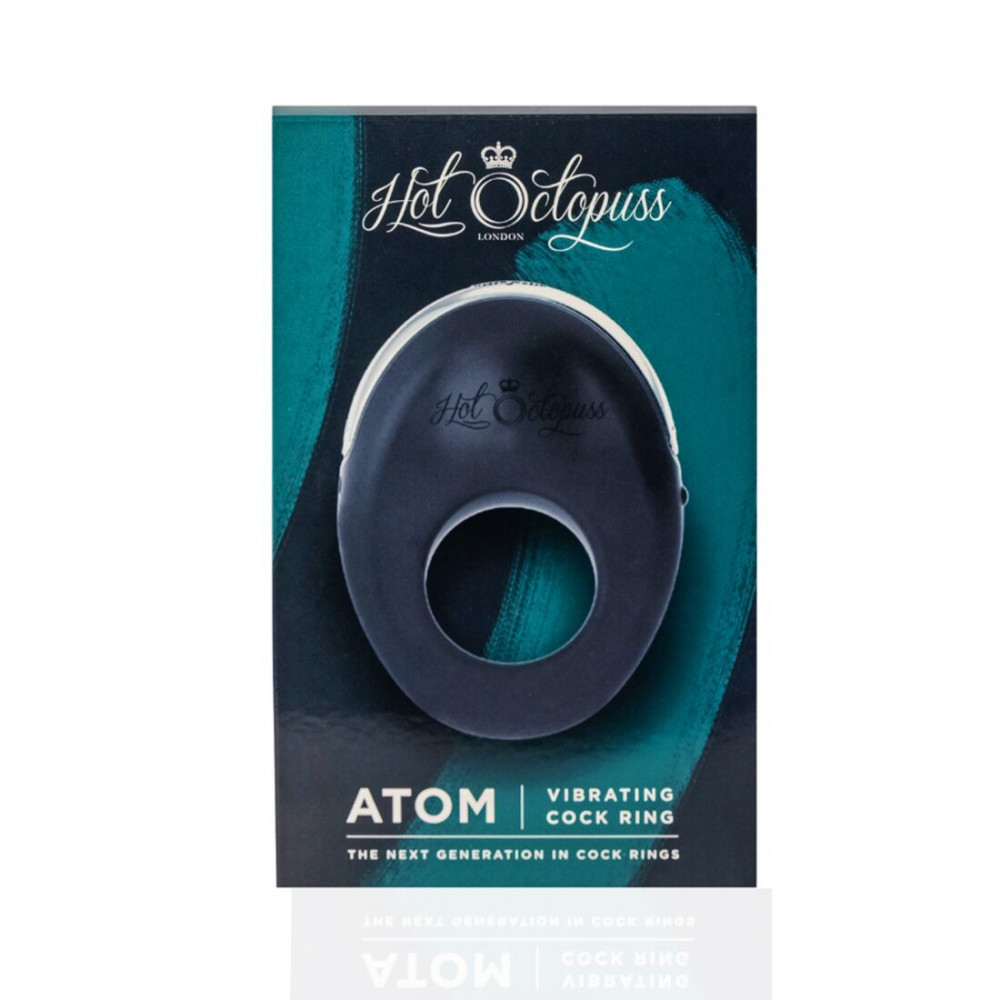 Эрекционные кольца с вибрацией - Эрекционное виброкольцо Hot Octopuss ATOM, увеличенная зона вибрации 1