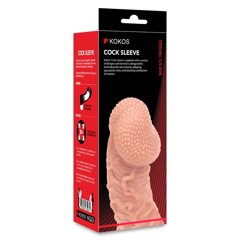 Насадки на член - Насадка на член Kokos Cock Sleeve CS 006 M 4