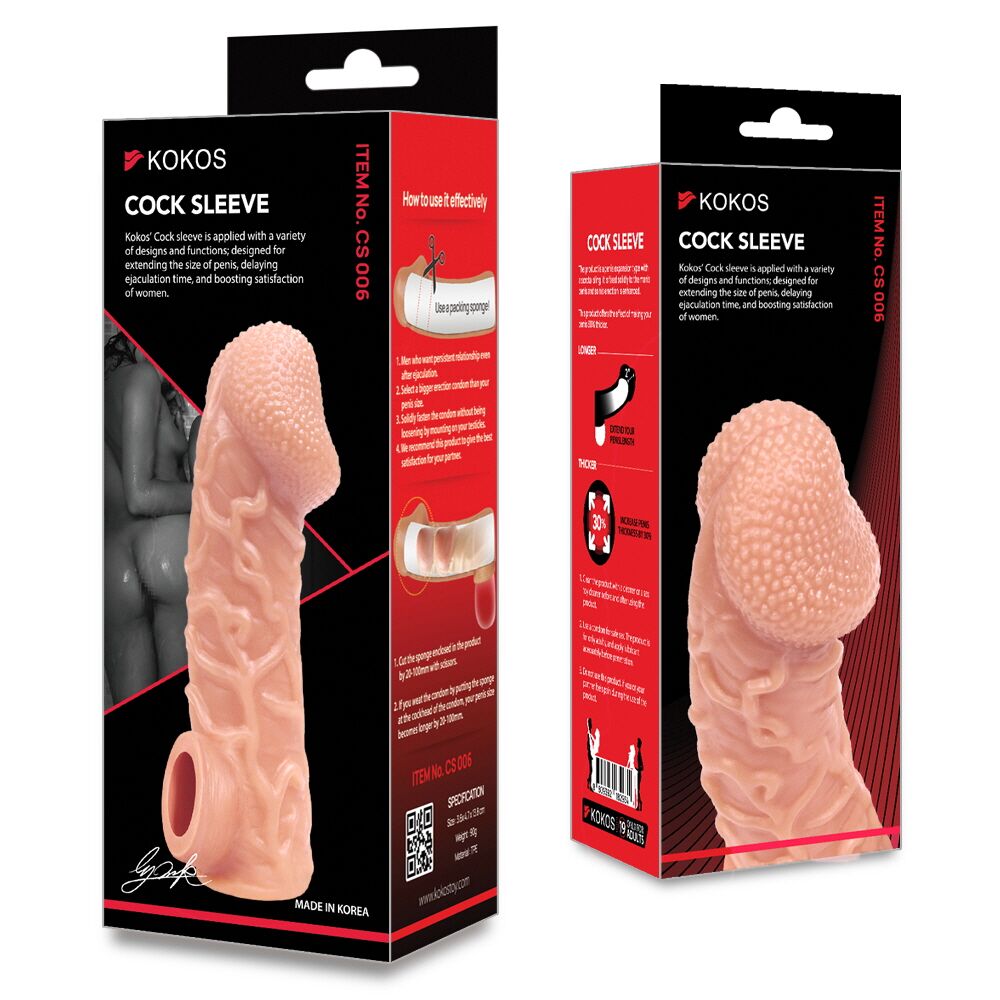 Насадки на член - Насадка на член Kokos Cock Sleeve CS 006 M 3
