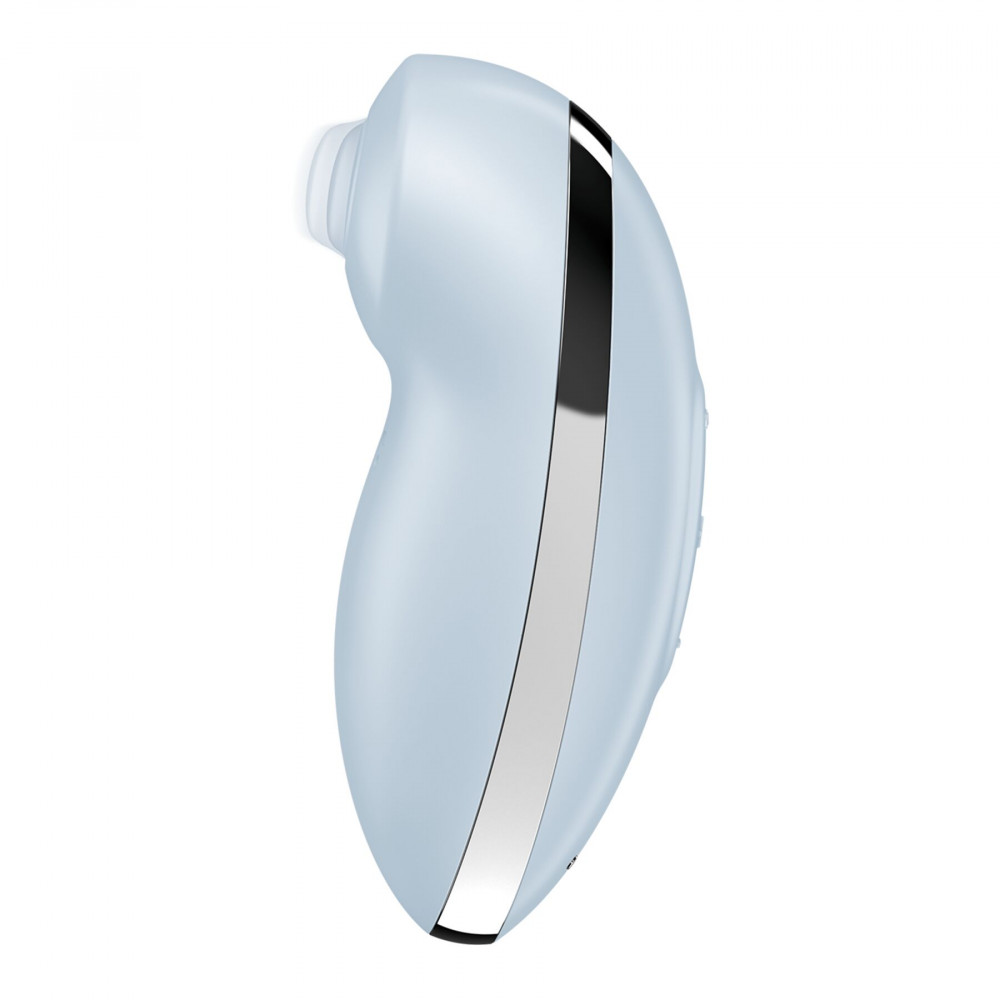 Клиторальный вибратор - Вибростимулятор-пульсатор Satisfyer Tap & Climax 2 Blue 1
