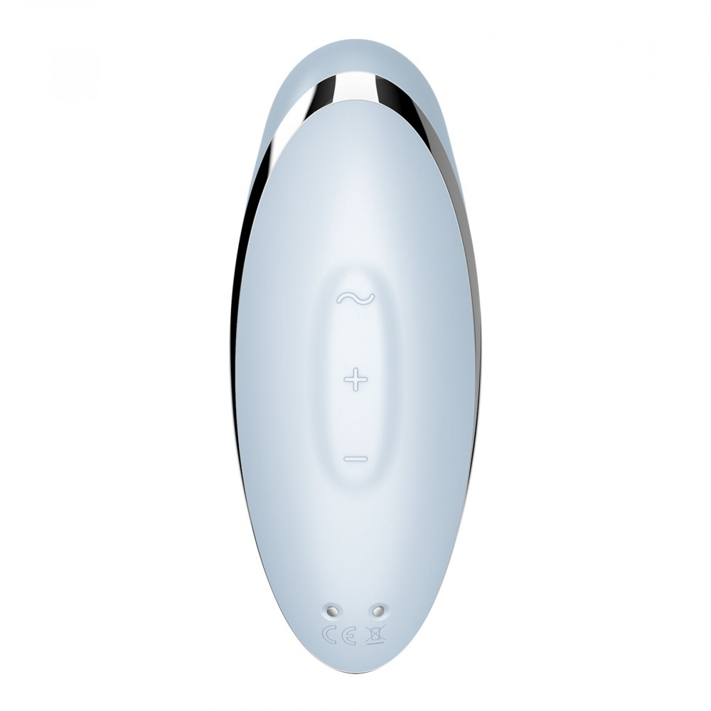 Клиторальный вибратор - Вибростимулятор-пульсатор Satisfyer Tap & Climax 2 Blue 5