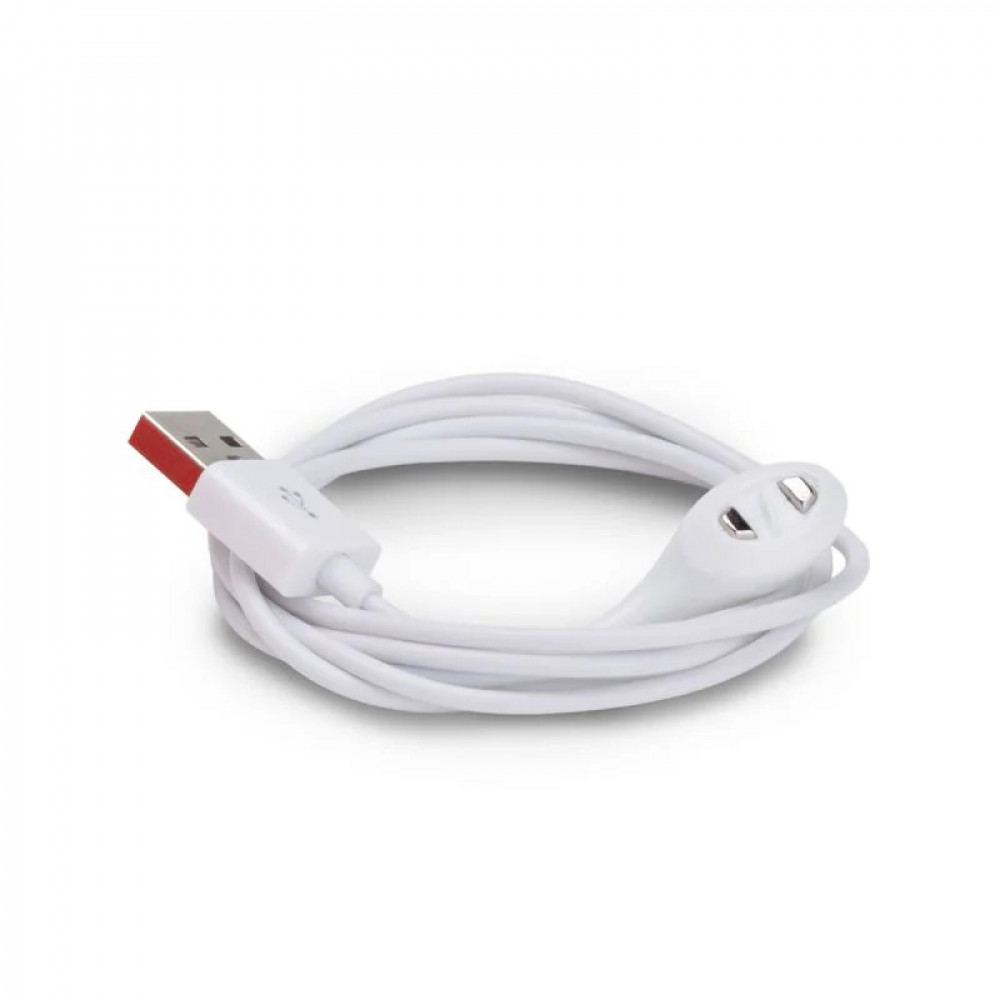 Секс игрушки - Универсальная магнитная зарядка для игрушек We-vibe Universal Magnetic Charging Cable белая