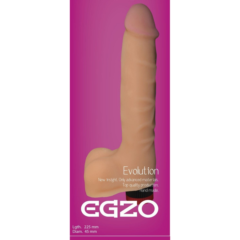 Вибраторы реалистичные - Вибратор EGZO Ciberskin Fiery Lover 1