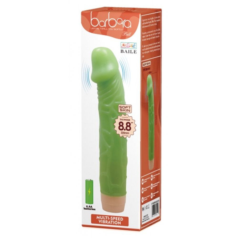 Вибратор - Вибратор реалистик BARBARA 8.8'' Bill MULTI-SPEED VIBRATOR, BW-001023R 1
