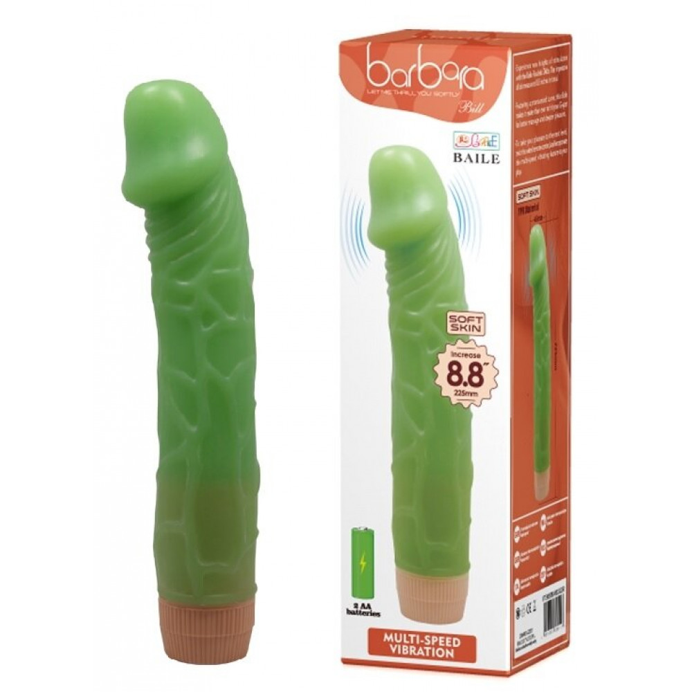 Вибратор - Вибратор реалистик BARBARA 8.8'' Bill MULTI-SPEED VIBRATOR, BW-001023R