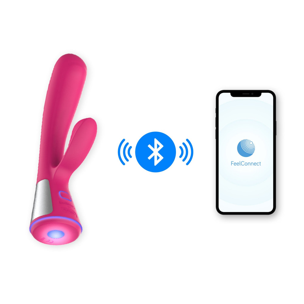 Стимулятор точки G - Вибратор-кролик Ohmibod Fuse KIIROO с интерактивным подключением, розовый 2