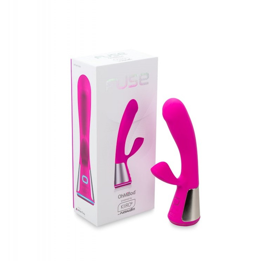 Стимулятор точки G - Вибратор-кролик Ohmibod Fuse KIIROO с интерактивным подключением, розовый 1
