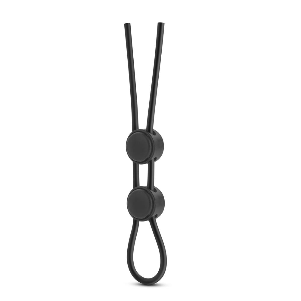 Секс игрушки - Регулируемое эрекционное кольцо STAY HARD DOUBLE LOOP BLACK 1