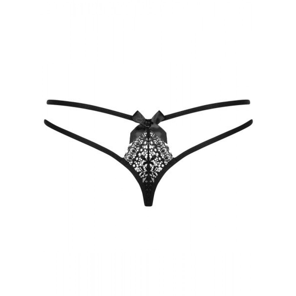 Сексуальные трусики - Стринги женск INTENSA DOUBLE THONG Obsessive черный SM 5