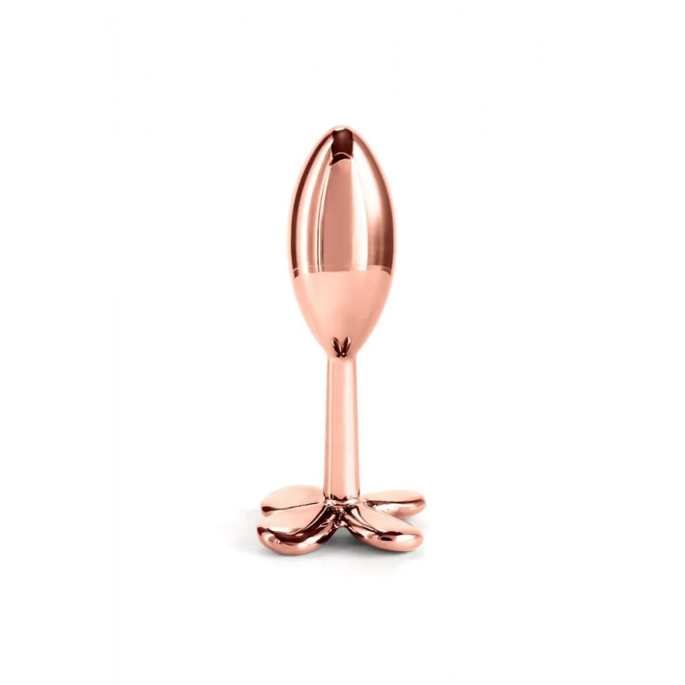 Секс игрушки - Анальная пробка металлическая NS Novelties Rear Assets Clover, золотая