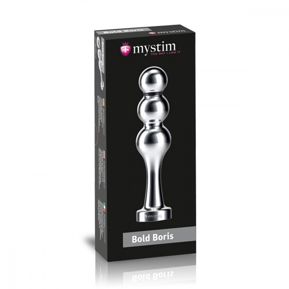 Секс игрушки - Анальная пробка Mystim Bold Boris E-Stim Dildo 1