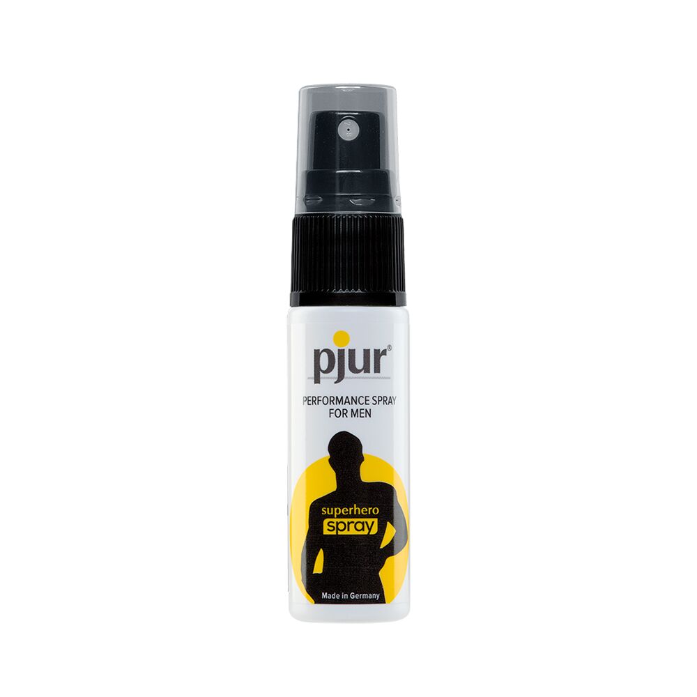 Мужские возбудители - Пролонгирующий спрей pjur Superhero Spray 20 мл, впитывается в кожу, натуральные компоненты