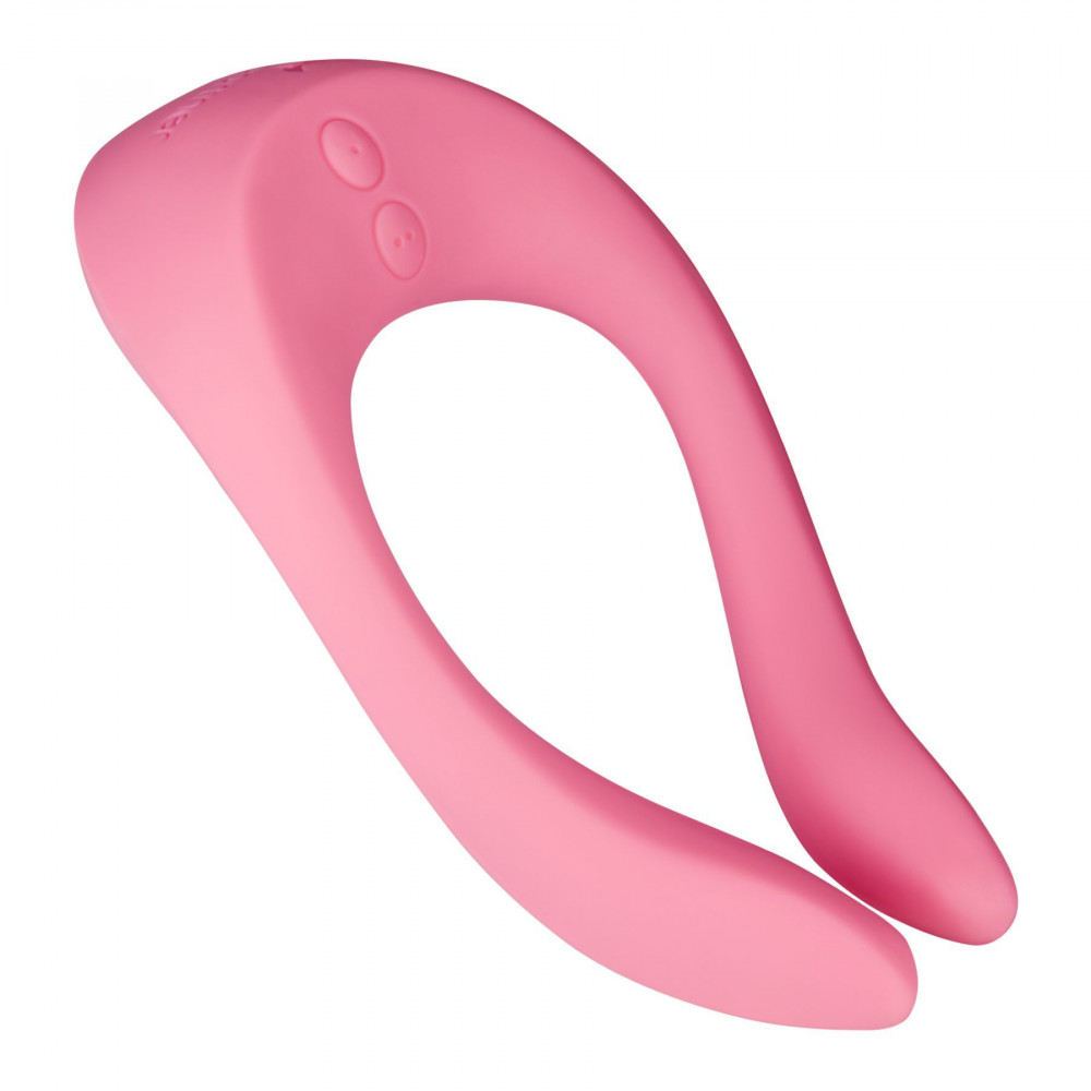 Вибраторы для пар - Вибратор для пар Satisfyer Endless Joy Pink, 3 независимых мотора, многофункциональный 2