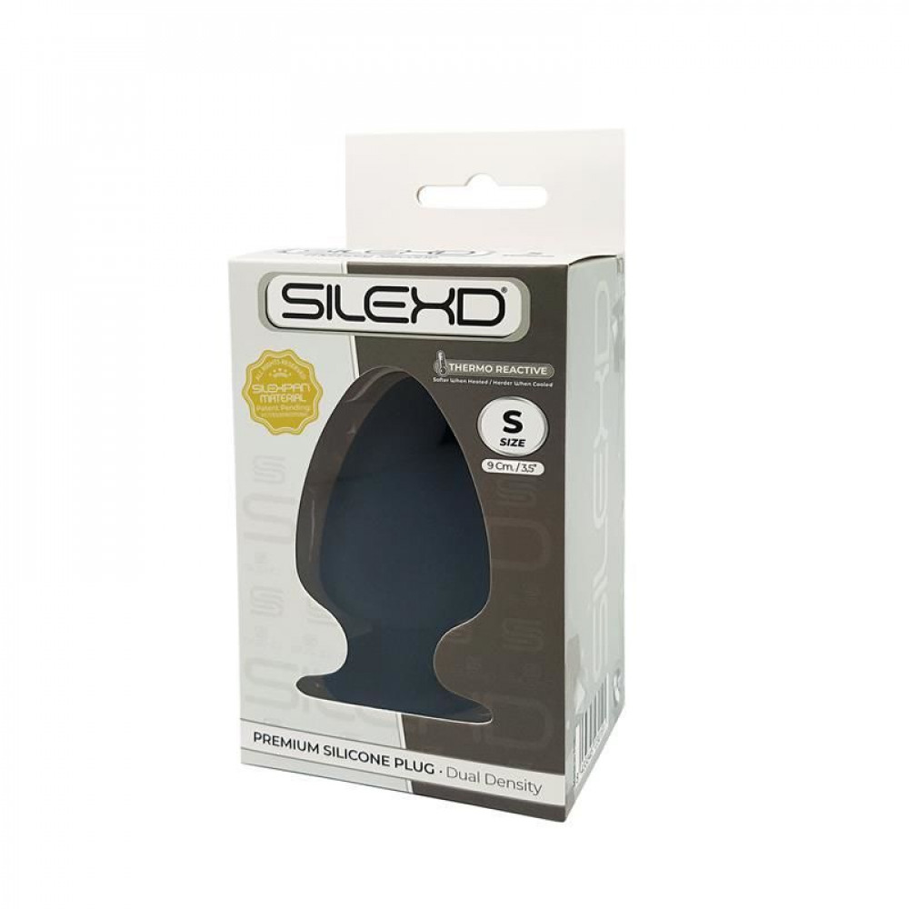 Анальная пробка - Анальная пробка SilexD (Model 1 size S) двухслойная, силикон+Silexpan, диаметр 5см 1
