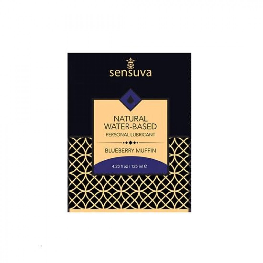 Пробники - Пробник Sensuva - Natural Water-Based Blueberry Muffin (6 мл)