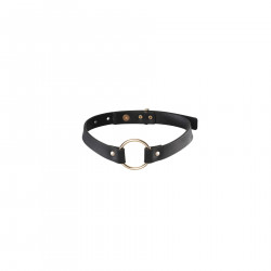 Чокер из экокожи Bijoux Indiscrets Maze – Single Choker Black 