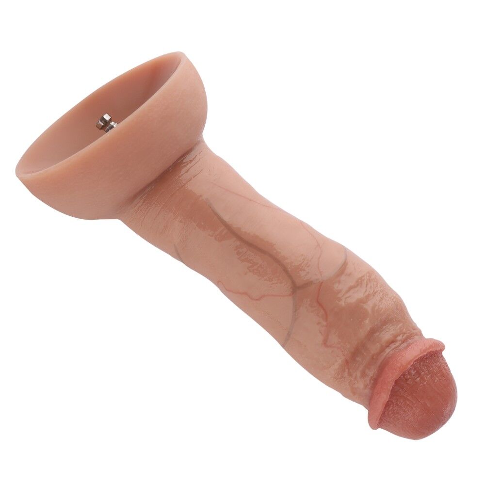 Дилдо - Гиперреалистичный фаллоимитатор для секс-машин Hismith Hyper Realistic Silicone Dildo, KlicLok 4