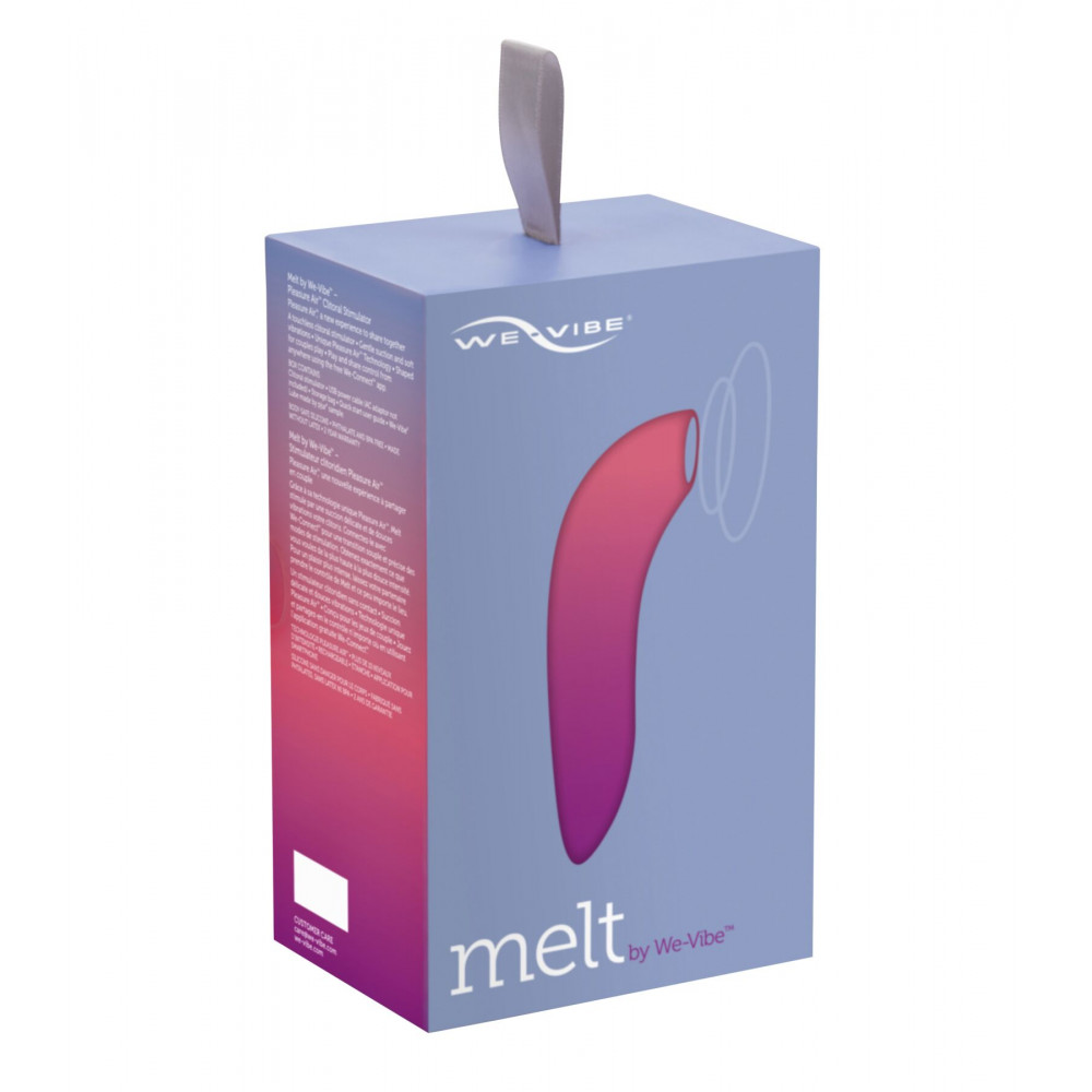 Вибраторы вакуумные - Вакуумный смарт-стимулятор для пар Melt by We-Vibe Coral, удобно совмещать с проникающим сексом 2