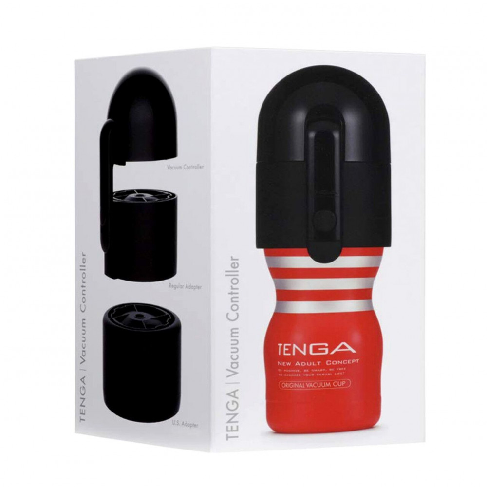 Мастурбаторы с вибрацией - Вакуумная насадка Tenga Vacuum Controller, единственный сосущий (без мастурбатора) 4