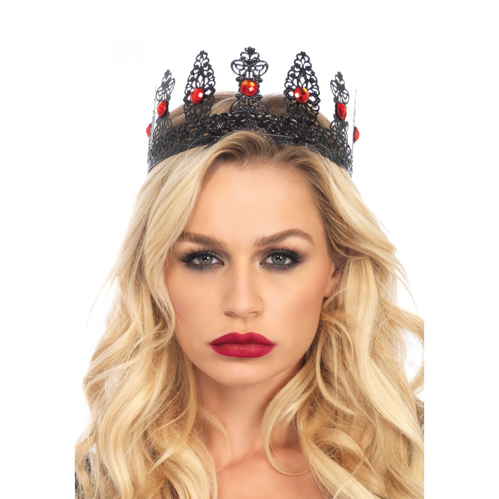 Маски - Филигранная корона с камнями Leg Avenue Filigree royal crown, металл