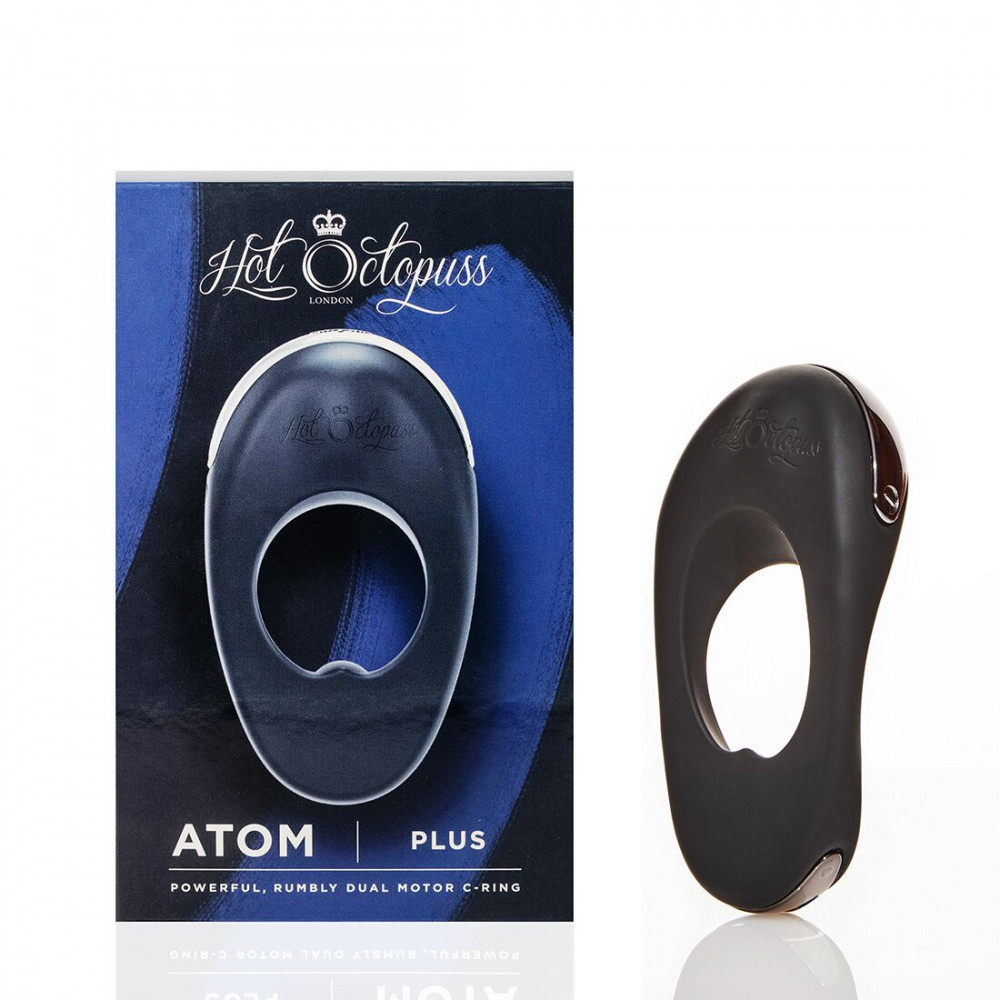 Эрекционные кольца с вибрацией - Эрекционное виброкольцо Hot Octopuss ATOM PLUS, 2 мотора 2